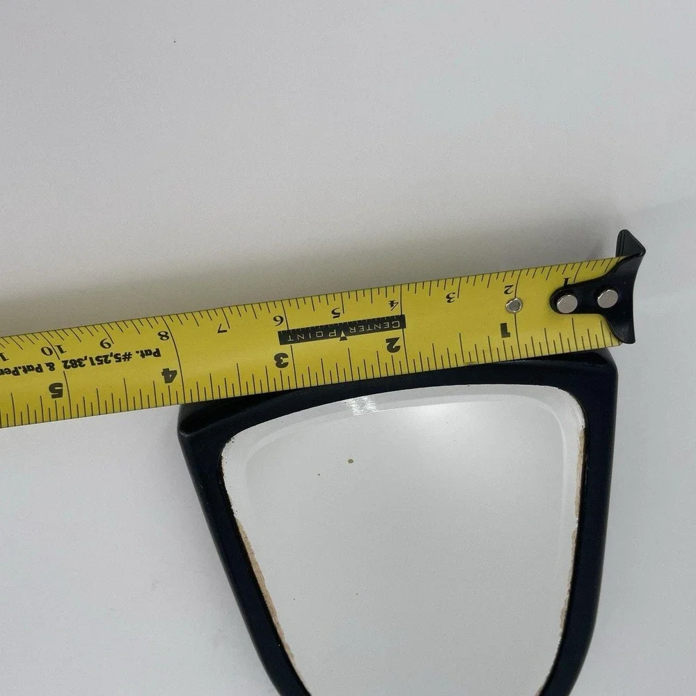 Stanley Handheld Vanity Mirror Mid Century Black Rhinestones 12